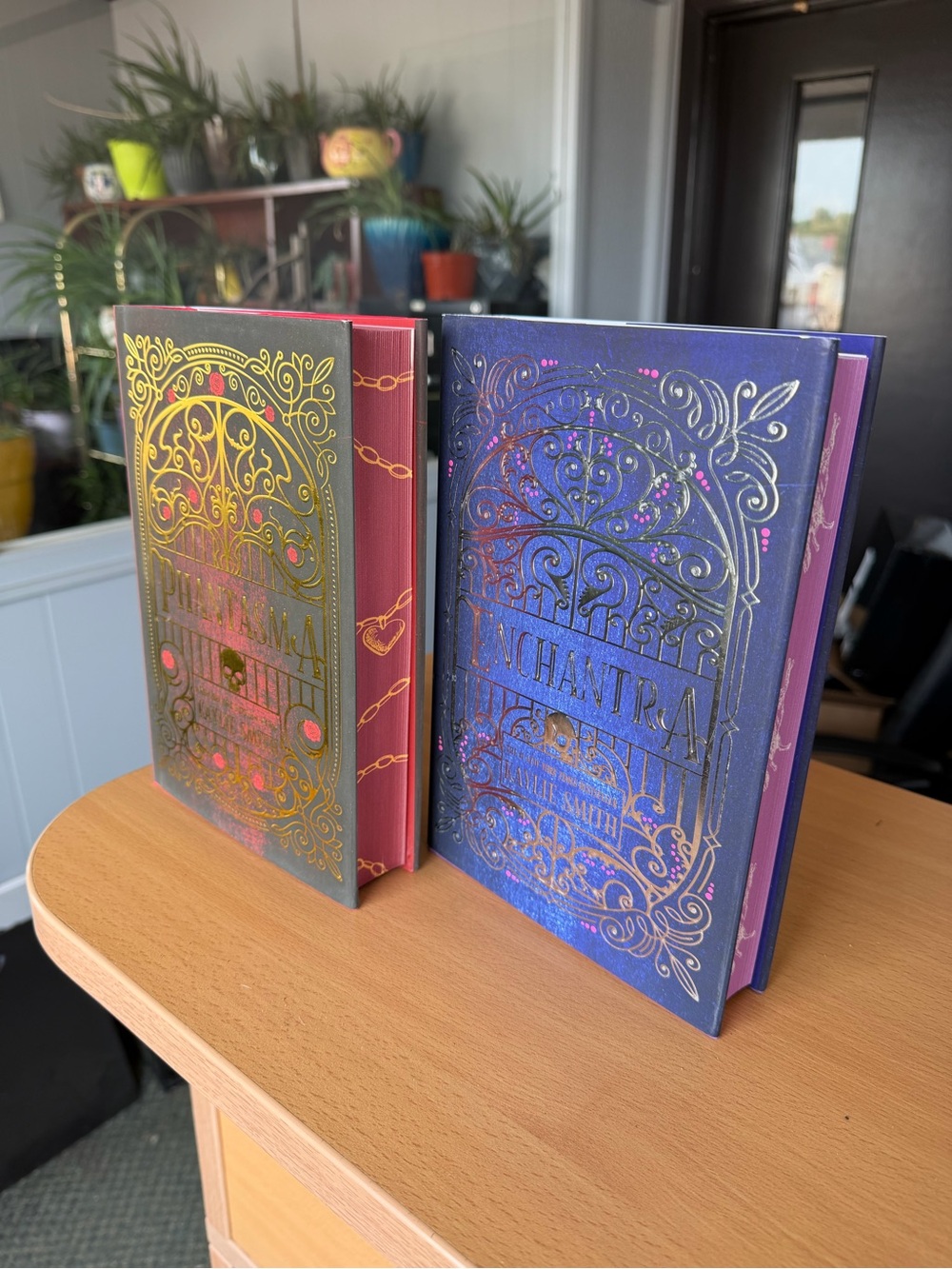 Phantasma and Enchantra Hardcover Books Special Editions with Sprayed Edges